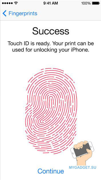 iphone 5S touch ID