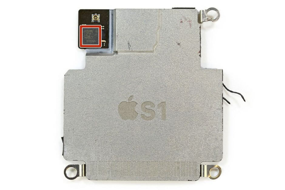 система-на-чипе Apple S1 для Apple Watch (фото взято с ifixit.com)