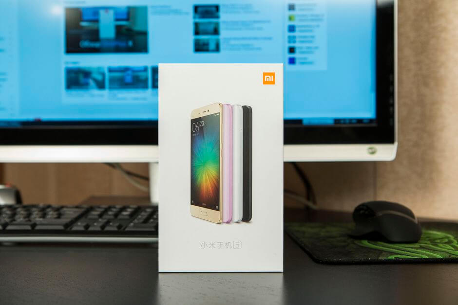 упаковка Xiaomi Mi5