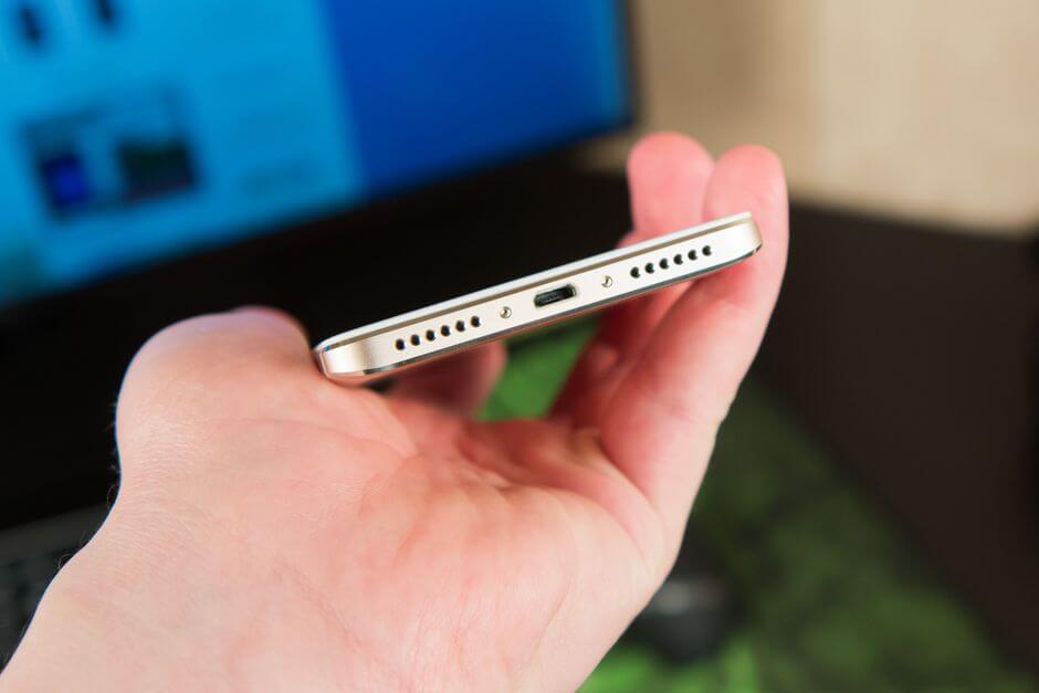 разъем micro USB в Xiaomi Redmi Note 4