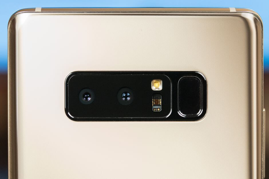 блок основных камер в Samsung Galaxy Note 8